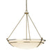 Hubbardton Forge - 194431-SKT-86-GG0170 - Three Light Pendant - Tryne - Modern Brass