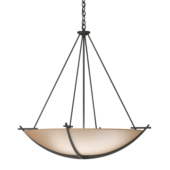 Hubbardton Forge - 194531-SKT-20-SS0170 - Three Light Chandelier - Compass - Natural Iron