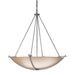 Hubbardton Forge - 194531-SKT-82-SS0170 - Three Light Chandelier - Compass - Vintage Platinum