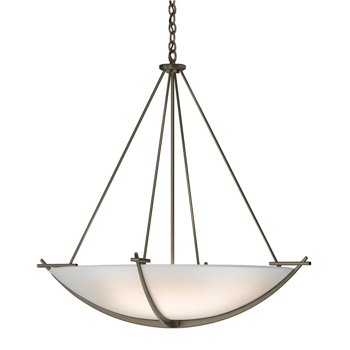 Hubbardton Forge - 194531-SKT-84-GG0170 - Three Light Chandelier - Compass - Soft Gold