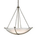 Hubbardton Forge - 194531-SKT-84-GG0170 - Three Light Chandelier - Compass - Soft Gold