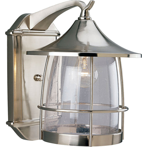 Prairie One Light Wall Lantern Brushed Nickel