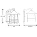 Progress Lighting - P5764-86 - One Light Wall Lantern - Prairie - Burnished Chestnut