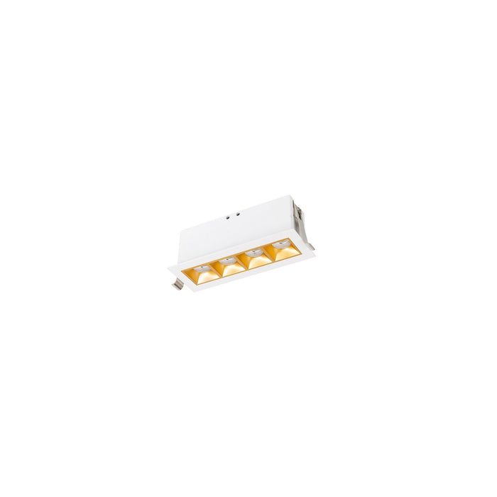 W.A.C. Lighting - R1GDT04-F935-GLWT - LED Downlight Trim - Multi Stealth - Gold/White