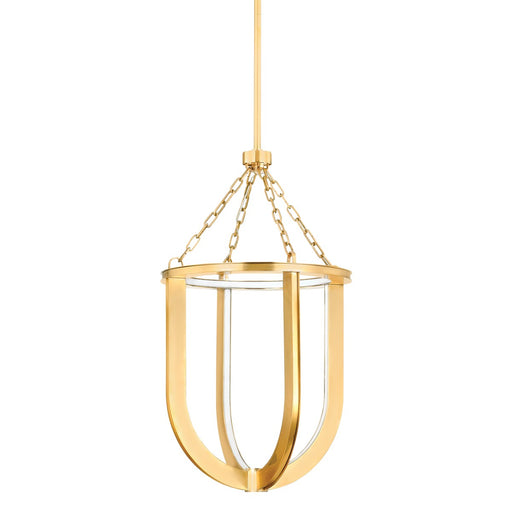 Hudson Valley - 2917-AGB - LED Lantern - Tournu - Aged Brass