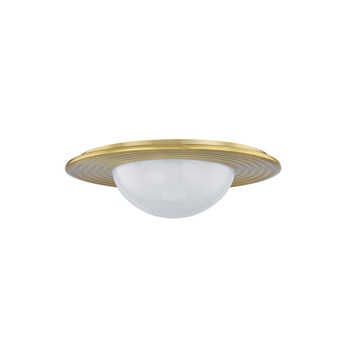 Hudson Valley - 7116-AGB - LED Flush Mount - Geraldton - Aged Brass