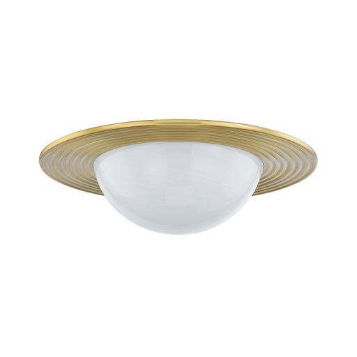 Hudson Valley - 7123-AGB - LED Flush Mount - Geraldton - Aged Brass