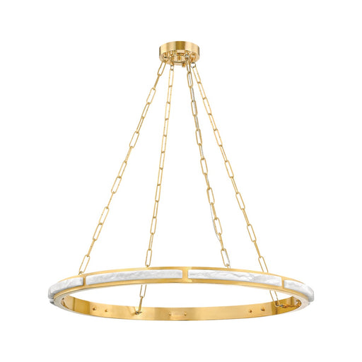 Hudson Valley - 8136-AGB - LED Chandelier - Wingate - Aged Brass
