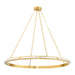 Hudson Valley - 8148-AGB - LED Chandelier - Wingate - Aged Brass