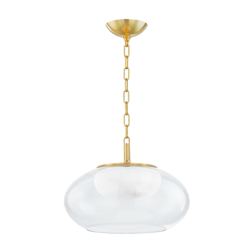 Hudson Valley - 9017-AGB - LED Pendant - Moore - Aged Brass