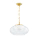 Hudson Valley - 9017-AGB - LED Pendant - Moore - Aged Brass