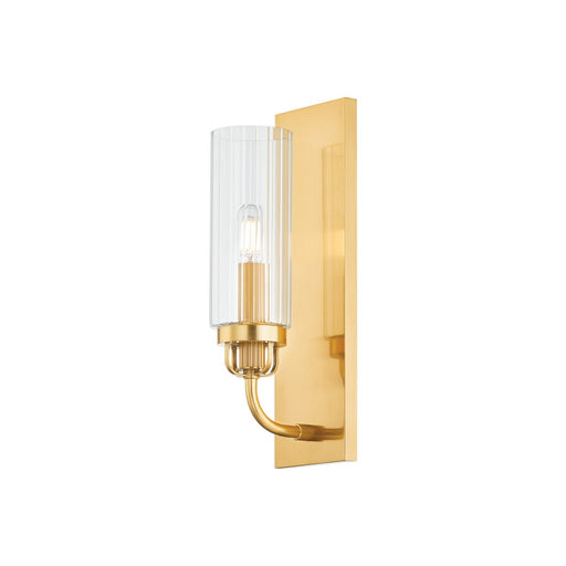 Hudson Valley - 9314-AGB - One Light Wall Sconce - Halifax - Aged Brass