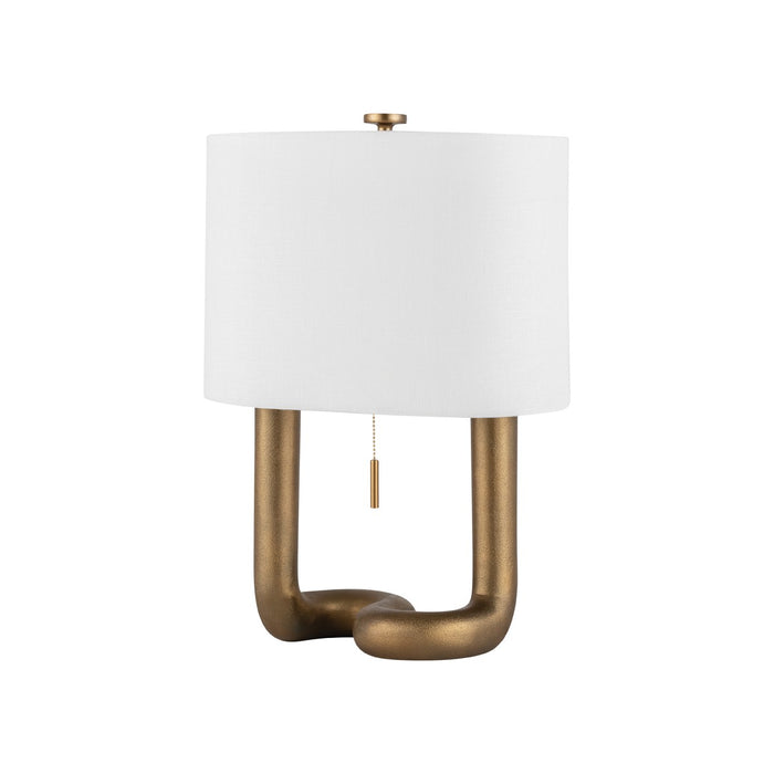 Hudson Valley - L1924-AGB - One Light Table Lamp - Armonk - Aged Brass