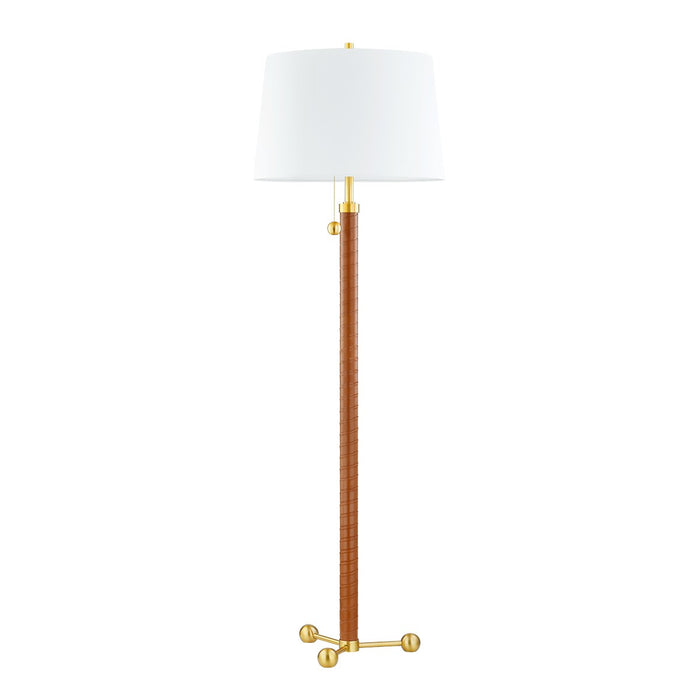 Hudson Valley - L6170-AGB - Two Light Floor Lamp - NOHO - Aged Brass