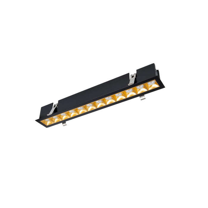 W.A.C. Lighting - R1GDT12-F927-GLBK - LED Downlight Trim - Multi Stealth - Gold/Black