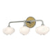 Hubbardton Forge - 201342-SKT-85-86-FD0710 - Three Light Bath Sconce - Ume - Sterling