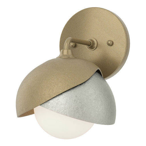 Brooklyn One Light Bath Sconce Soft Gold