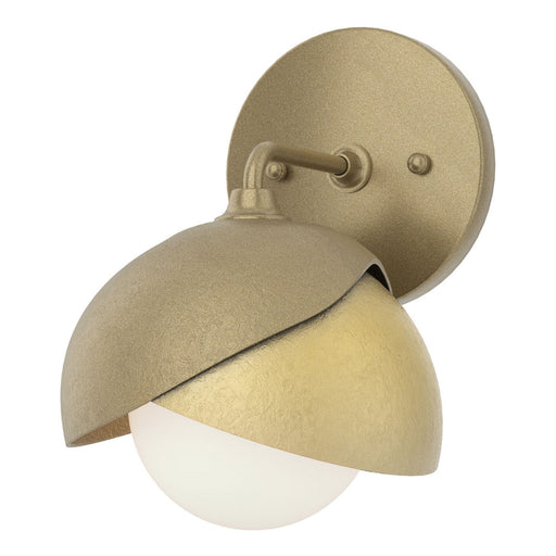 Brooklyn One Light Bath Sconce Soft Gold
