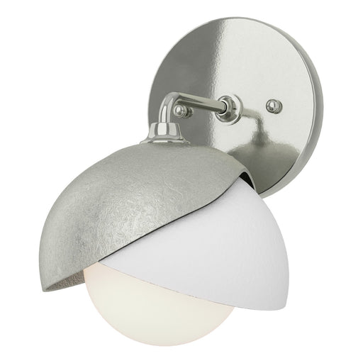 Brooklyn One Light Wall Sconce Sterling