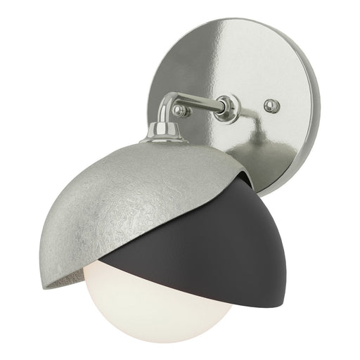 Brooklyn One Light Bath Sconce Sterling