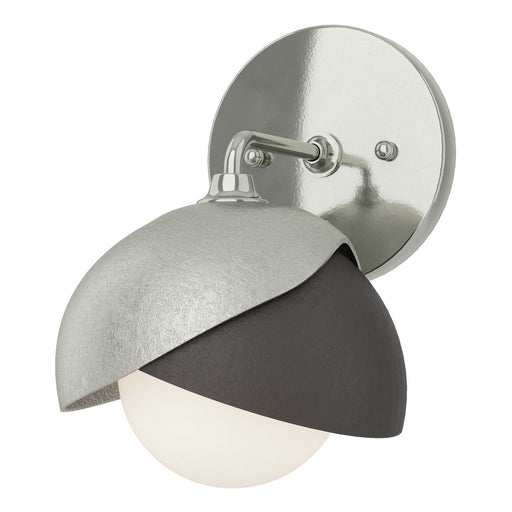 Brooklyn One Light Bath Sconce Sterling
