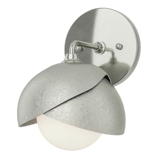 Brooklyn One Light Bath Sconce Sterling