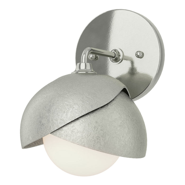 Hubbardton Forge - 201374-SKT-85-85-GG0711 - One Light Bath Sconce - Brooklyn - Sterling