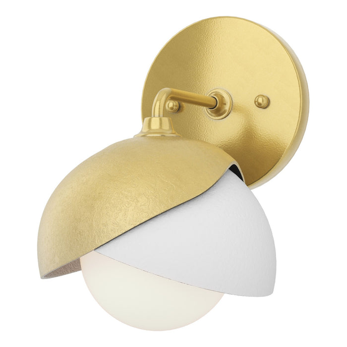 Hubbardton Forge - 201374-SKT-86-02-GG0711 - One Light Wall Sconce - Brooklyn - Modern Brass