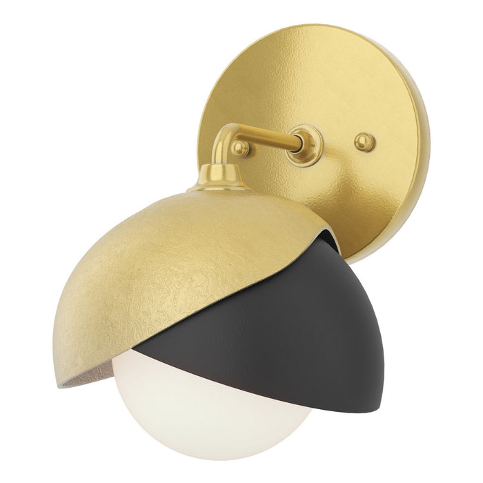 Hubbardton Forge - 201374-SKT-86-10-GG0711 - One Light Bath Sconce - Brooklyn - Modern Brass
