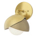 Hubbardton Forge - 201374-SKT-86-84-GG0711 - One Light Bath Sconce - Brooklyn - Modern Brass