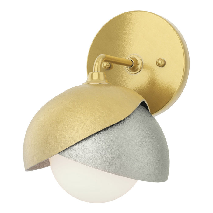 Hubbardton Forge - 201374-SKT-86-85-GG0711 - One Light Bath Sconce - Brooklyn - Modern Brass
