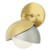 Hubbardton Forge - 201374-SKT-86-85-GG0711 - One Light Bath Sconce - Brooklyn - Modern Brass