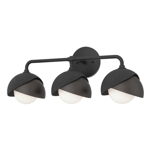 Brooklyn Three Light Bath Sconce Black