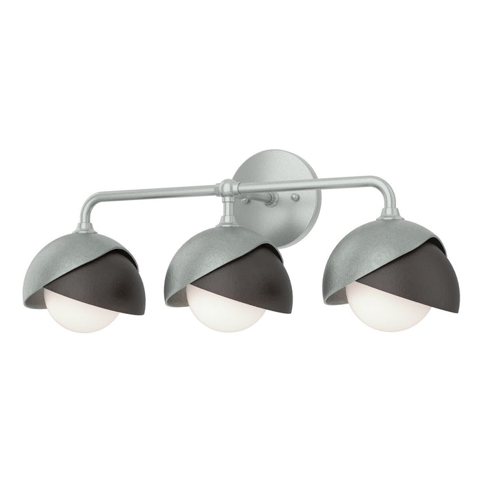 Hubbardton Forge - 201375-SKT-82-14-GG0711 - Three Light Bath Sconce - Brooklyn - Vintage Platinum
