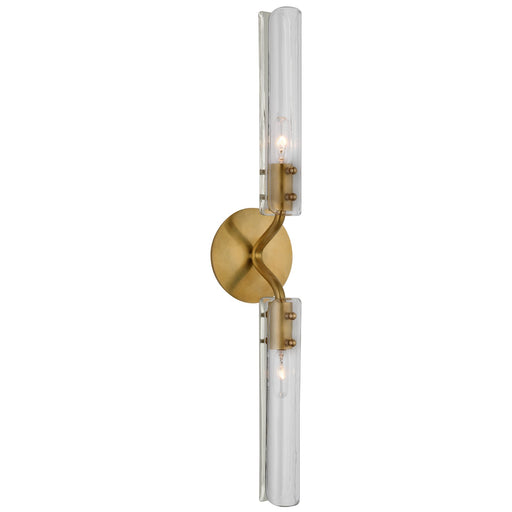 Visual Comfort Signature - ARN 2485HAB-CG - LED Wall Sconce - Casoria - Hand-Rubbed Antique Brass