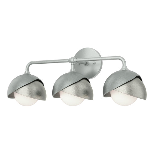 Brooklyn Three Light Bath Sconce Vintage Platinum