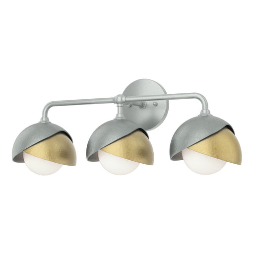 Brooklyn Three Light Bath Sconce Vintage Platinum