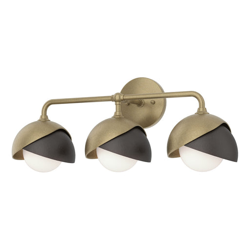 Brooklyn Three Light Bath Sconce Soft Gold