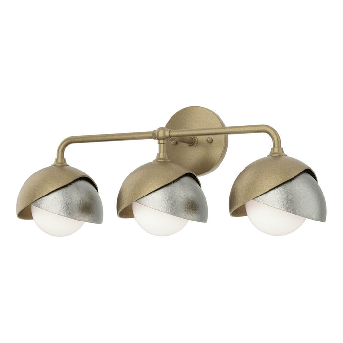 Hubbardton Forge - 201375-SKT-84-85-GG0711 - Three Light Bath Sconce - Brooklyn - Soft Gold