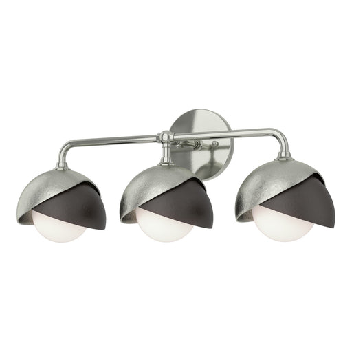 Brooklyn Three Light Bath Sconce Sterling