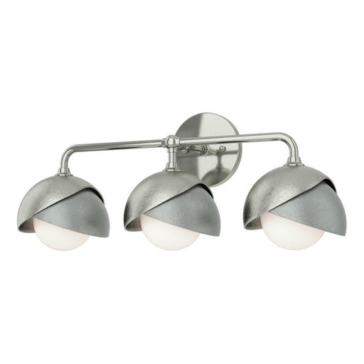 Brooklyn Three Light Bath Sconce Sterling