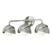 Hubbardton Forge - 201375-SKT-85-82-GG0711 - Three Light Bath Sconce - Brooklyn - Sterling