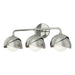 Hubbardton Forge - 201375-SKT-85-85-GG0711 - Three Light Bath Sconce - Brooklyn - Sterling