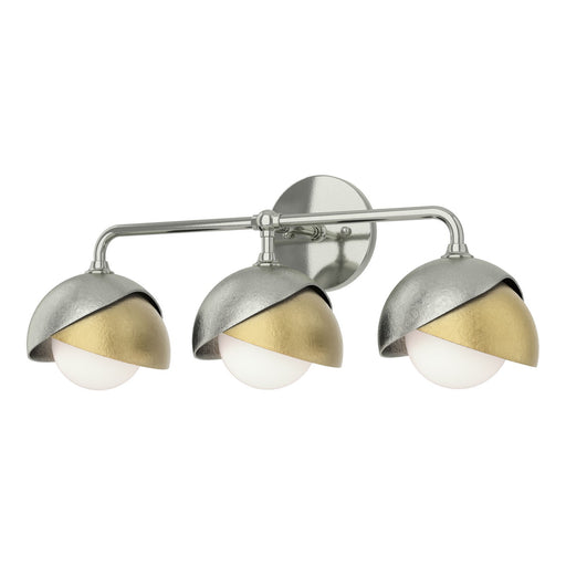 Brooklyn Three Light Bath Sconce Sterling