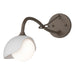 Hubbardton Forge - 201376-SKT-05-02-GG0711 - One Light Wall Sconce - Brooklyn - Bronze