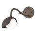 Hubbardton Forge - 201376-SKT-05-07-GG0711 - One Light Wall Sconce - Brooklyn - Bronze
