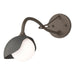 Hubbardton Forge - 201376-SKT-05-20-GG0711 - One Light Wall Sconce - Brooklyn - Bronze