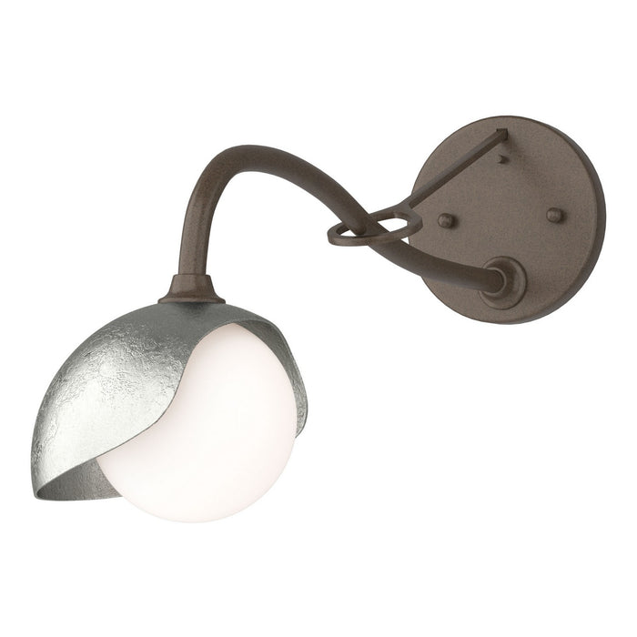 Hubbardton Forge - 201376-SKT-05-85-GG0711 - One Light Wall Sconce - Brooklyn - Bronze