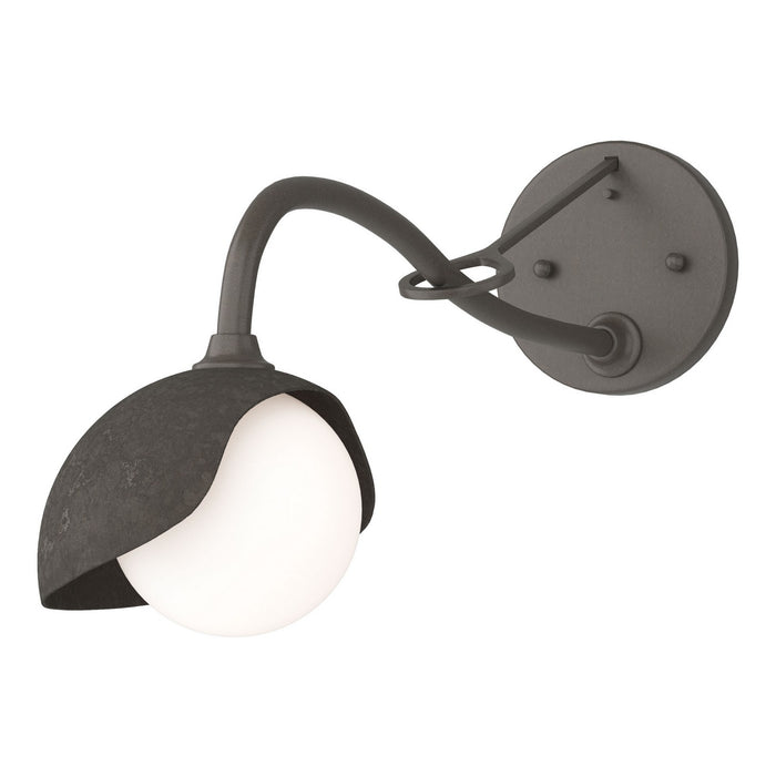 Hubbardton Forge - 201376-SKT-07-07-GG0711 - One Light Wall Sconce - Brooklyn - Dark Smoke