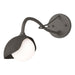 Hubbardton Forge - 201376-SKT-07-07-GG0711 - One Light Wall Sconce - Brooklyn - Dark Smoke